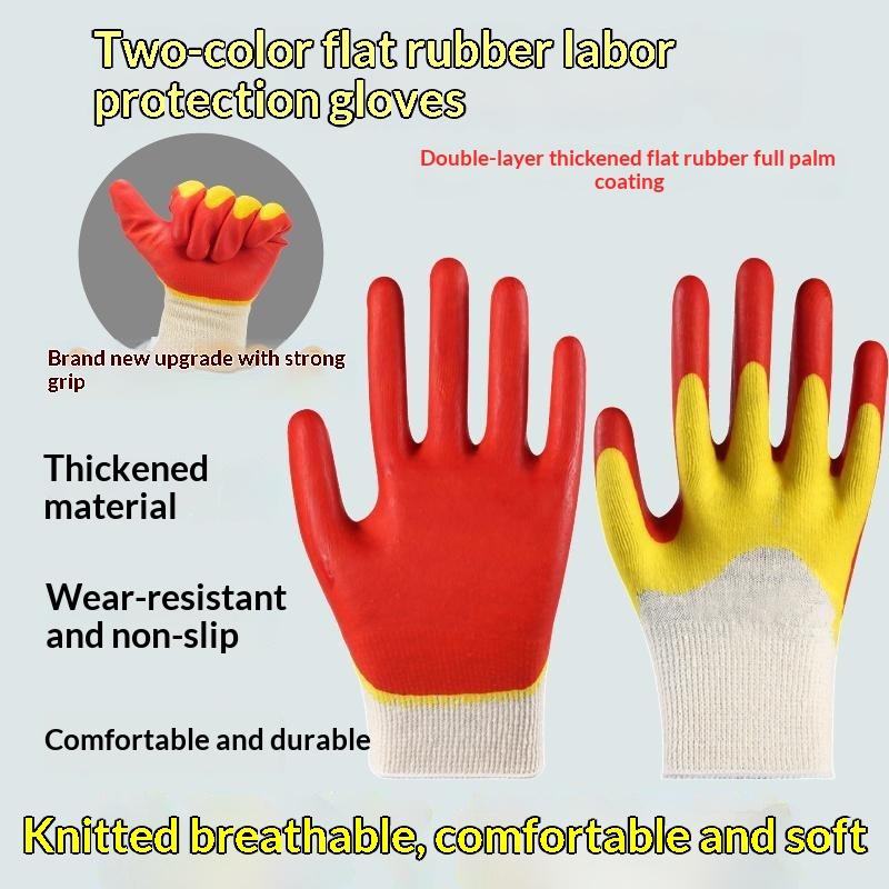 Gardening Glove Waterproof - Guanti da Lavoro Antiscivolo, Resistenti all'Usura
