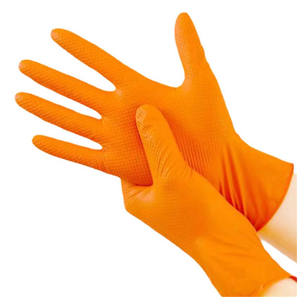 NUOVI guanti in nitrile aranci - Nitrile Mechanic Glove recensione e prezzo