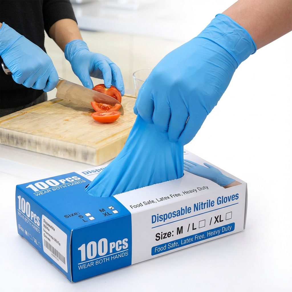 100 pezzi di guanti monouso in - Nitrile Mechanic Glove recensione e prezzo